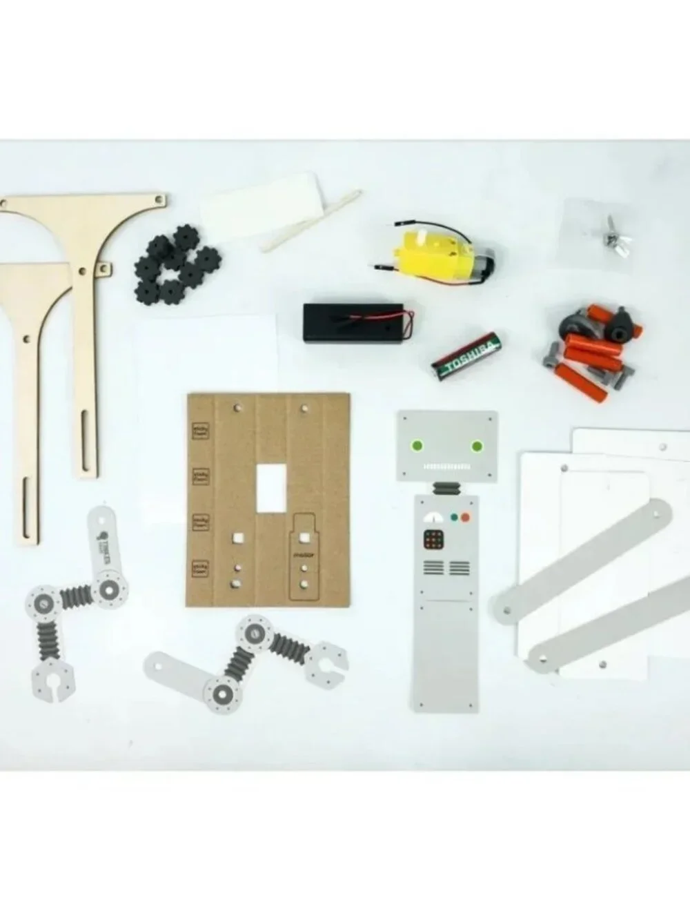KiwiCo Walking Robot Tinker Crate kit. Recommended ages 9+.